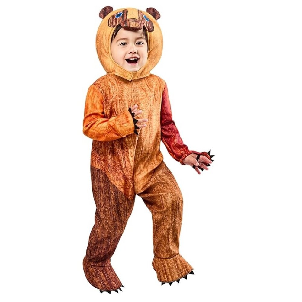 Toddler Boys Girl World of Eric Carle BROWN BEAR Halloween Costume Size 4T NWT